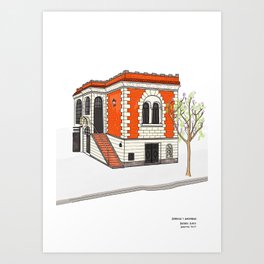 House in Palermo, Buenos Aires Art Print