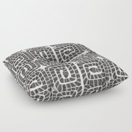 Fun polka dots and stripes snake pattern Floor Pillow