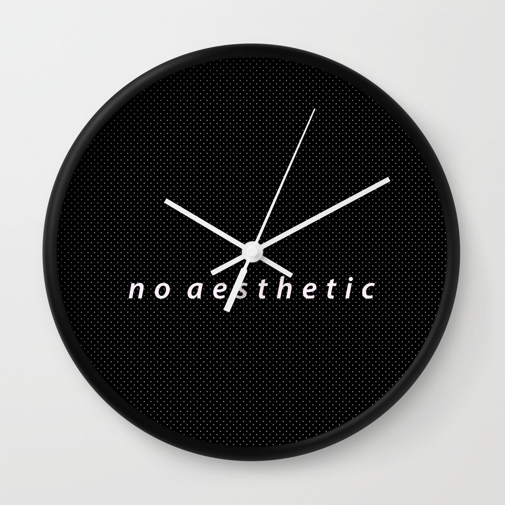 No Aesthetic Wall Clock By Snowingtoday Society6 Experiment with deviantart's own digital drawing tools. no aesthetic wall clock by snowingtoday