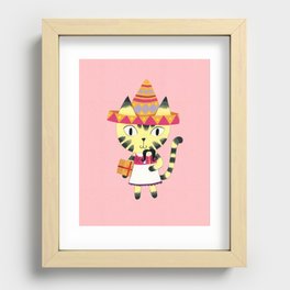 Kitty Recessed Framed Print