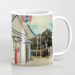Standard Oil Station Odell Illinois Route 66 Restored Petrol Gas Service Station Coffee Mug