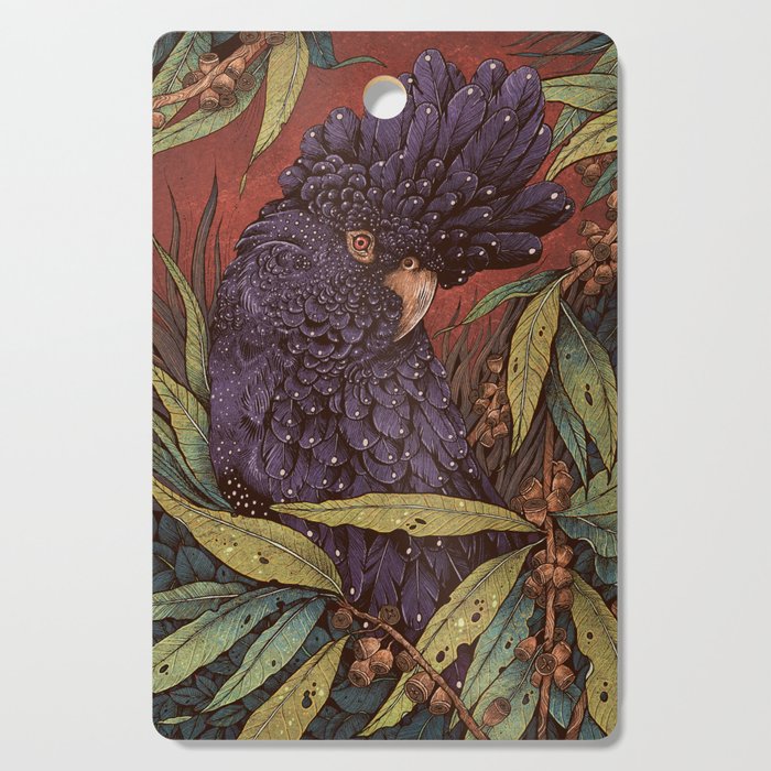 Black Cockatoo Cutting Board