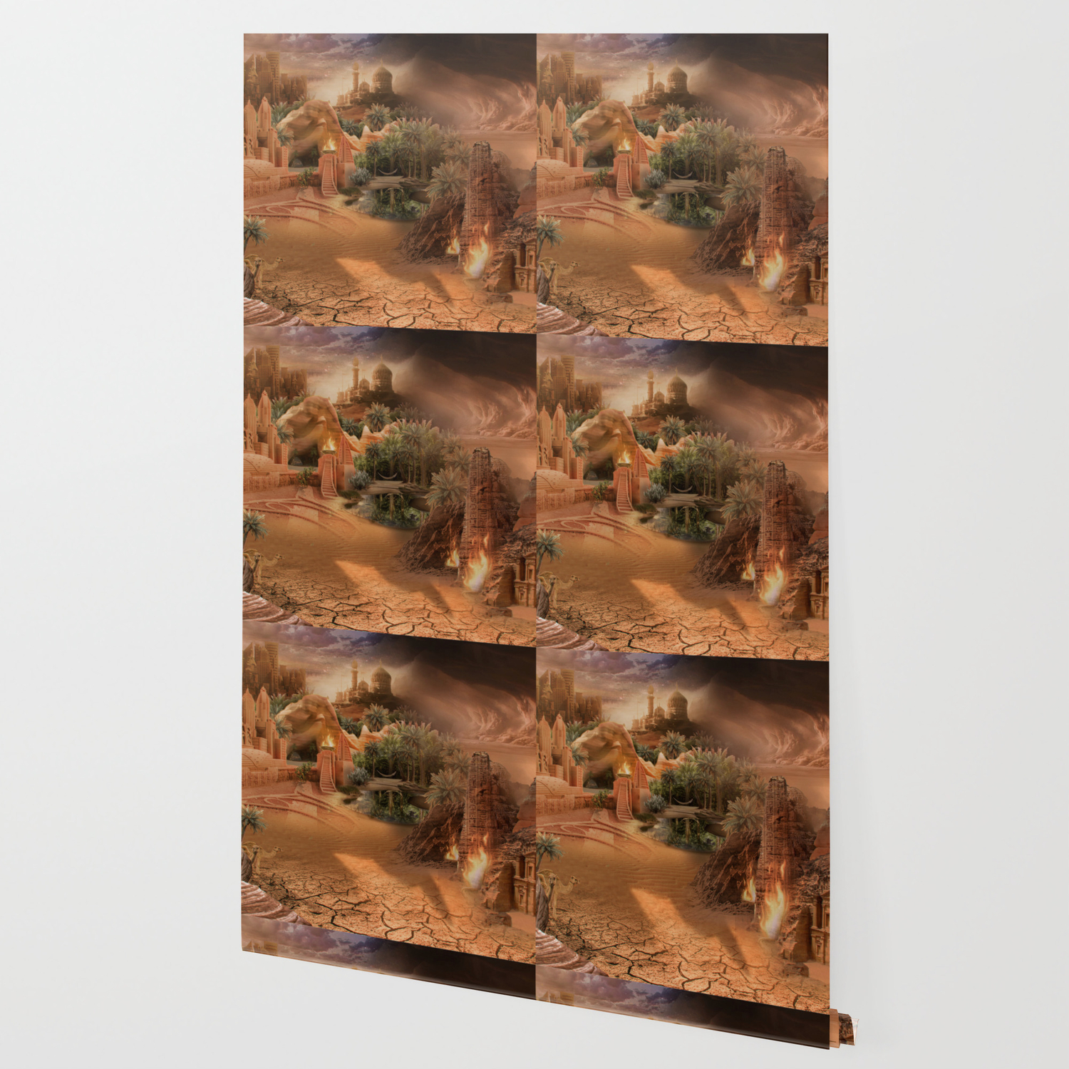 Desert Paradise On The Edge Of Hell Sandstorm Wallpaper By Sonqblack Society6 Desert Paradise On The Edge Of Hell Sandstorm Wallpaper By Sonqblack Society6