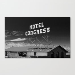 Hotel Congress Rooftop Sign Canvas Print