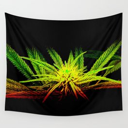 Rasta Plant Glows (The Healing of the Nations) Wall Tapestry
