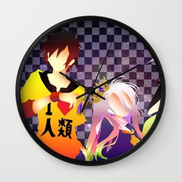 No Game No Life Wall Clock | Jibril, Hot, Watercolor, Female, Love, Anime, Oil, Sexy, Rory, Sora 
