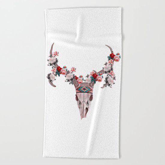 ANIMAL SKULL Beach Towel