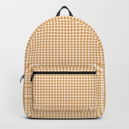 Mustard gingham Backpack | Checkered, Yellow, Pop Art, Pattern, Digital, Minimalist, Family, Graphicdesign, Sun, Vichy 