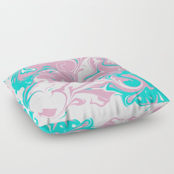 Trans Pride Marbled Floor Pillow