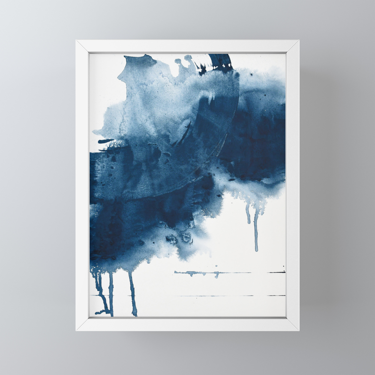Where Does The Dance Begin A Minimal Abstract Acrylic Painting In