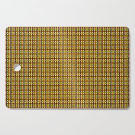 abstract texture, colored plaid pattern, retro tartan background, geometric gingham illustration Cutting Board
