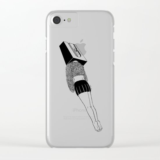 Thinking Sharp Clear iPhone Case