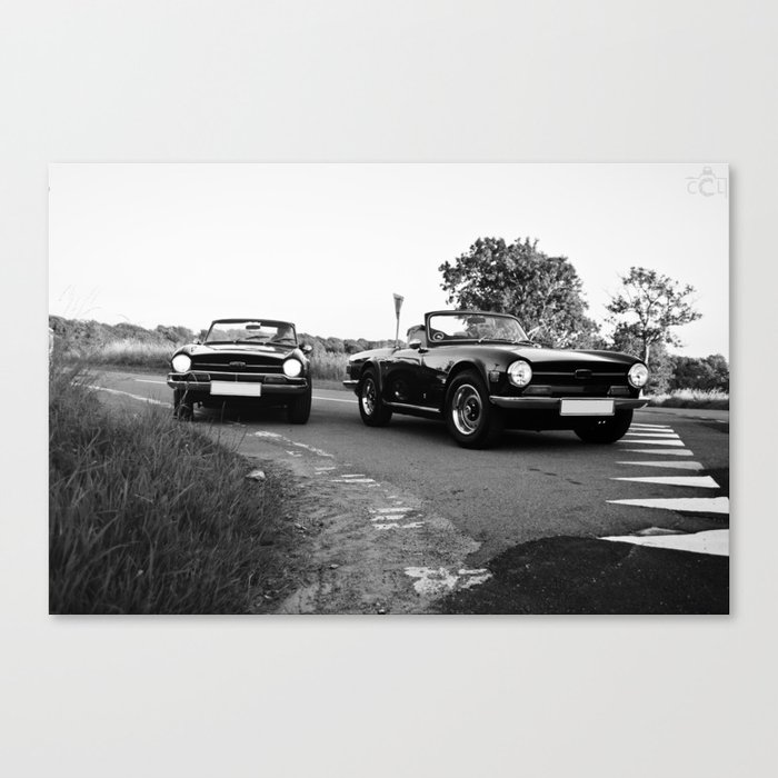 Triumph TR6 Classic Cars Canvas Print