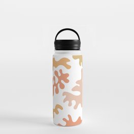 Colorful Beachy Squiggle Art Water Bottle