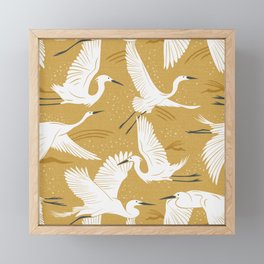 Soaring Wings - Goldenrod Yellow Framed Mini Art Print