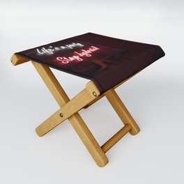 Stay Hydrated Folding Stool