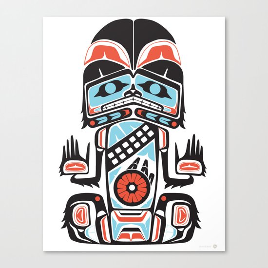 HAIRY MAN - Alliance Is Rebellion - wars, star, chewbacca Canvas Print