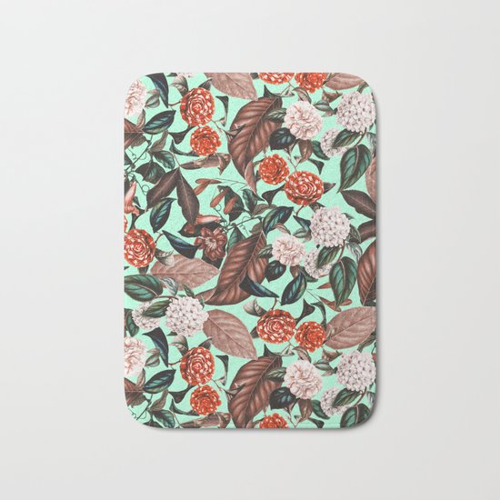 Summer Botanical Garden VII Bath Mat