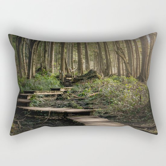 Adventure Nature Path Rectangular Pillow