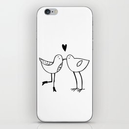 wedding birds iPhone Skin