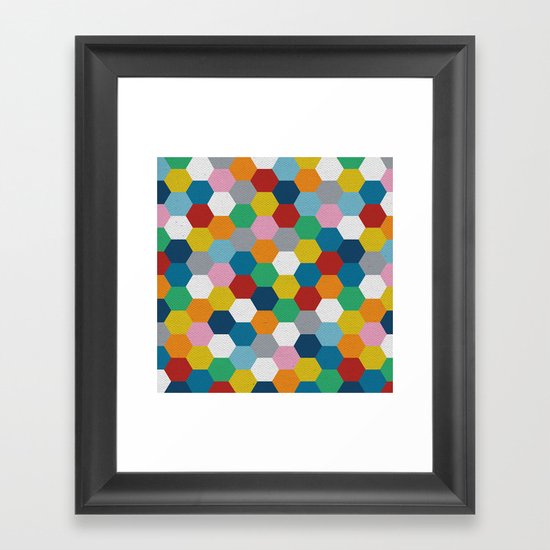 Honeycomb 3 Framed Art Print