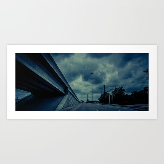 Spring storms Art Print