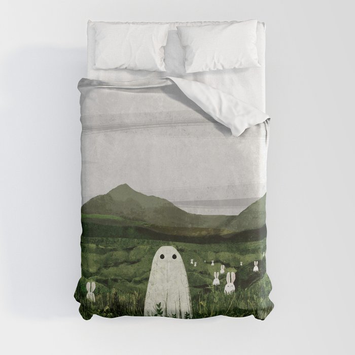 White Rabbits Duvet Cover