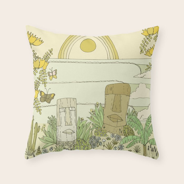 tiki gods send waves and peace swamis // retro surf art by surfy birdy