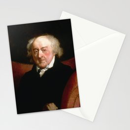 John Adams Portrait - Gilbert Stuart 1826 Stationery Card