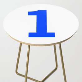 Number 1 (Blue & White) Side Table