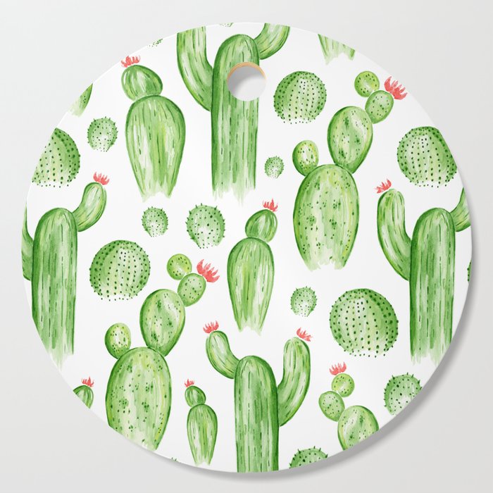 Cactus Garden Cutting Board