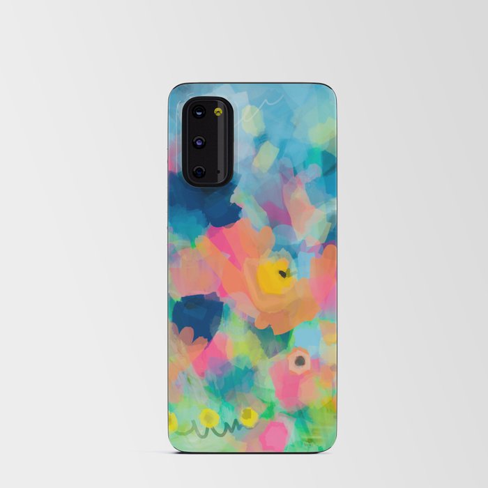 Colorful Flower Field Android Card Case
