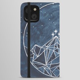 Night Court moon and stars iPhone Wallet Case