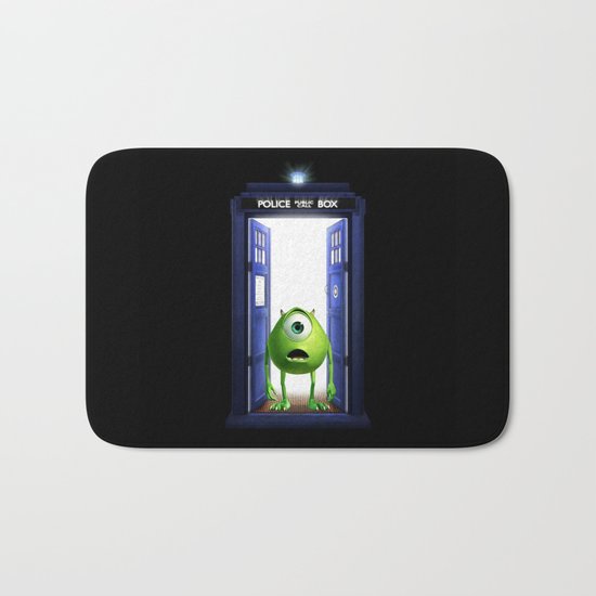 Tardis Monster inc Bath Mat