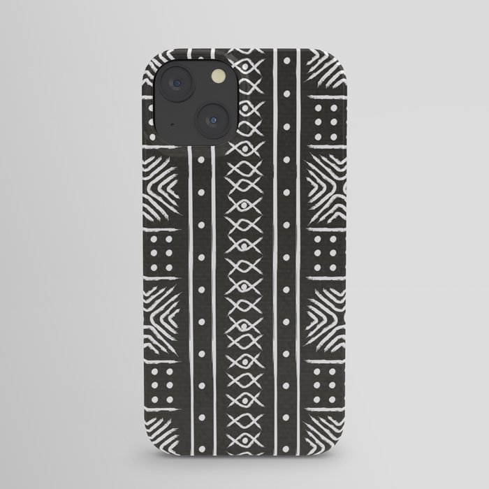Another black mud cloth iPhone Case