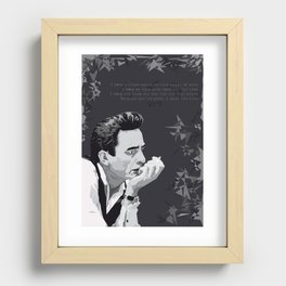 Johnny Cash Recessed Framed Print