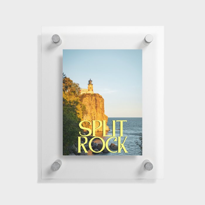 Split Rock Floating Acrylic Print
