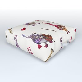 Gnomintine Symphony Outdoor Floor Cushion