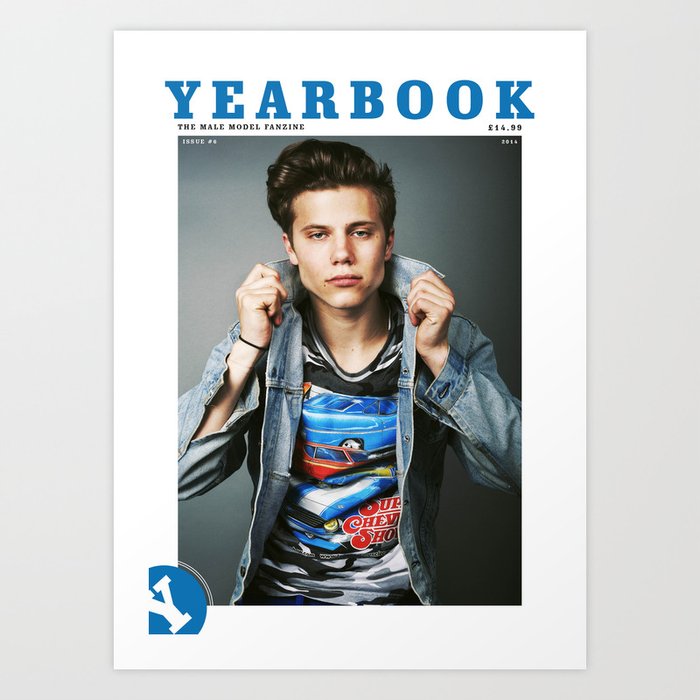 Yearbook Fanzine #6 Back Cover Poster Art Print