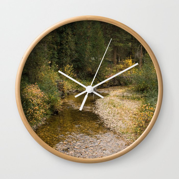Autumn Creek Wall Clock