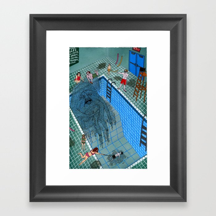 Pool Framed Art Print