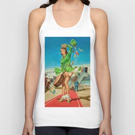 Life of the modern girl humorous female girls rule portrait Tank Top