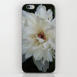 white flower iPhone Skin