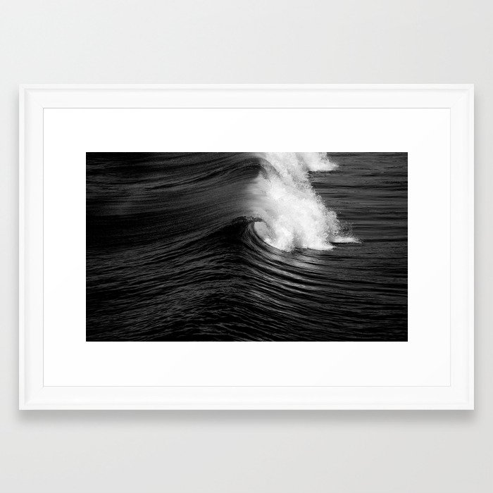 Southern California Wave Framed Art Print