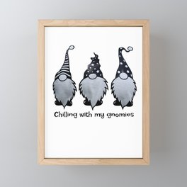gnomes Framed Mini Art Print