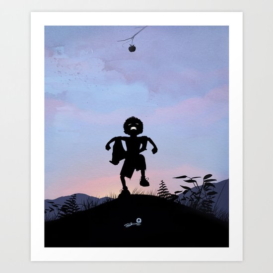 Hulk Kid Art Print