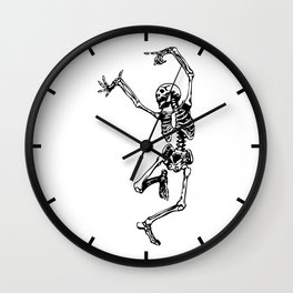 Dancing Skeleton | Day of the Dead | Dia de los Muertos | Skulls and Skeletons | Wall Clock