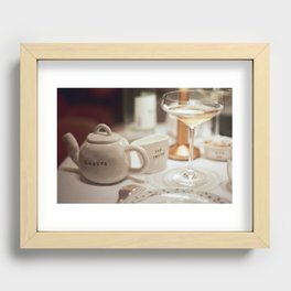 tea party Recessed Framed Print
