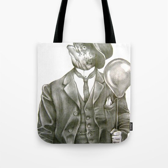 In which nothing says happy birthday like a fish in a suit Tote Bag