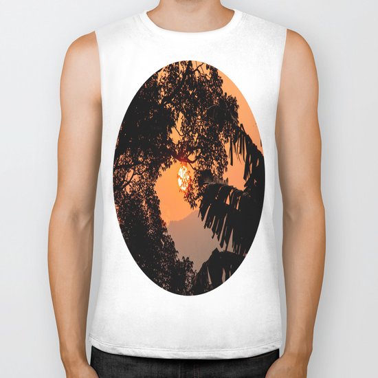 Creamsicle Moonlight Biker Tank